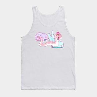 Peach Fruit Angle Snake Tank Top